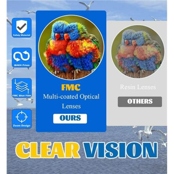 Compact Mini Binoculars for Kids – 8x21  Shock Proof for 3 -13 Years Old - Picture 4 of 6